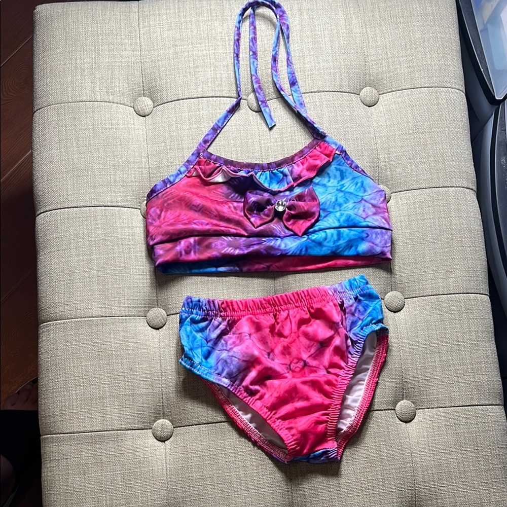 Colorful Kids Swim Bikini Set